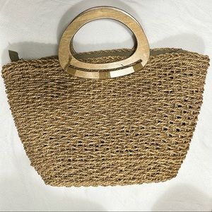 Capelli Straworld Woven Straw Tote
